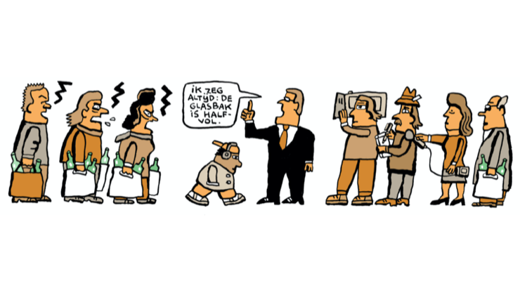 Wat doe je als de glasbak vol is?
